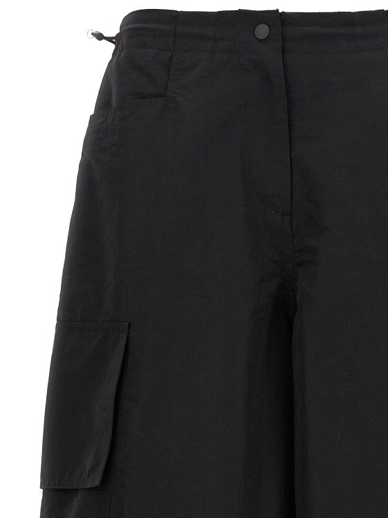 パンツ Palm Angels Wide-Leg Nylon Parachute Pants With Adjustable PALM ANGELS Nylon Parachute Pants Palm Angels