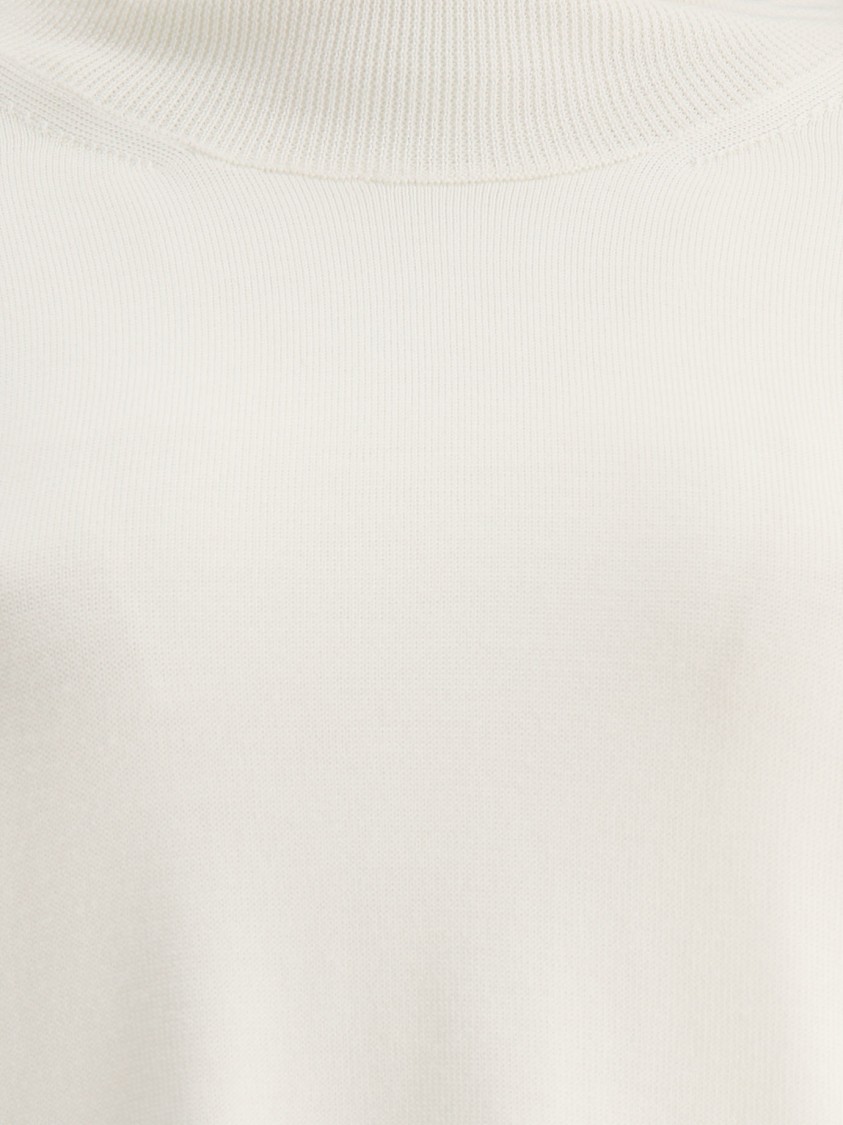 Jil Sander Lighweight Turtleneck Sweater In White