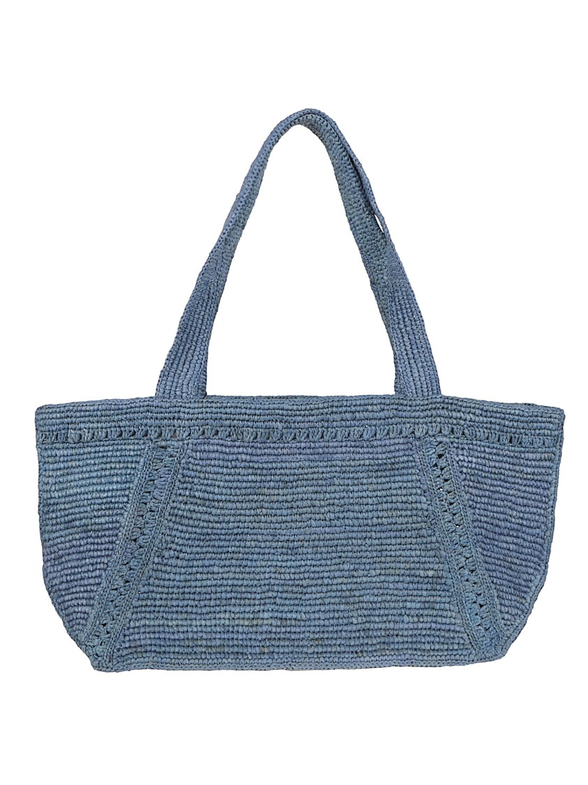 トートバッグ Patou Trapeze Tote Bag Gm Patou | Large JP monogram trapeze tote in raffia