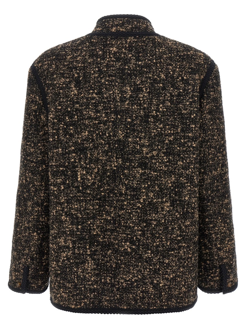 Blazé Milano Katara Curly Blazer In Black