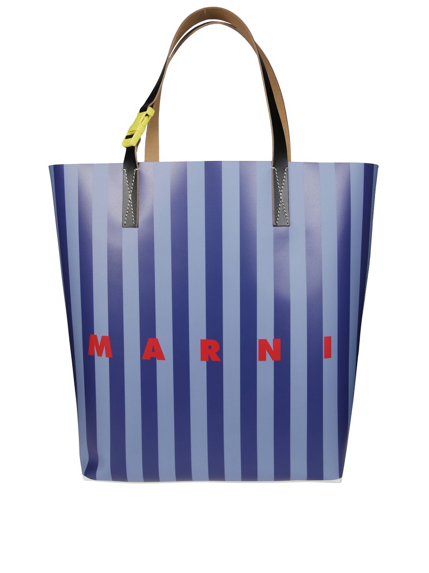 Marni Striped Tribeca Tote Bag