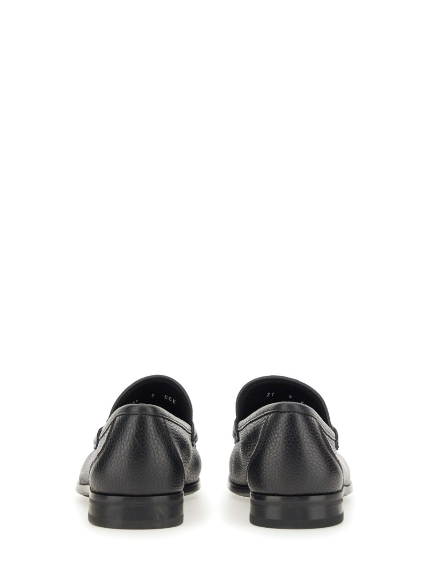 Shop Ferragamo Ornament Gancini Moccasin