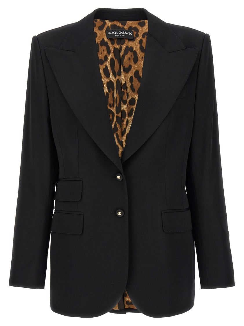 Dolce & Gabbana Turlington' Blazer In Black