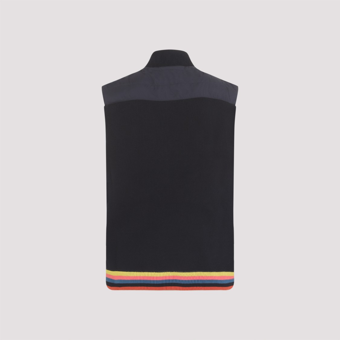 Shop Paul Smith Navy Blue Hybrid Down Gilet