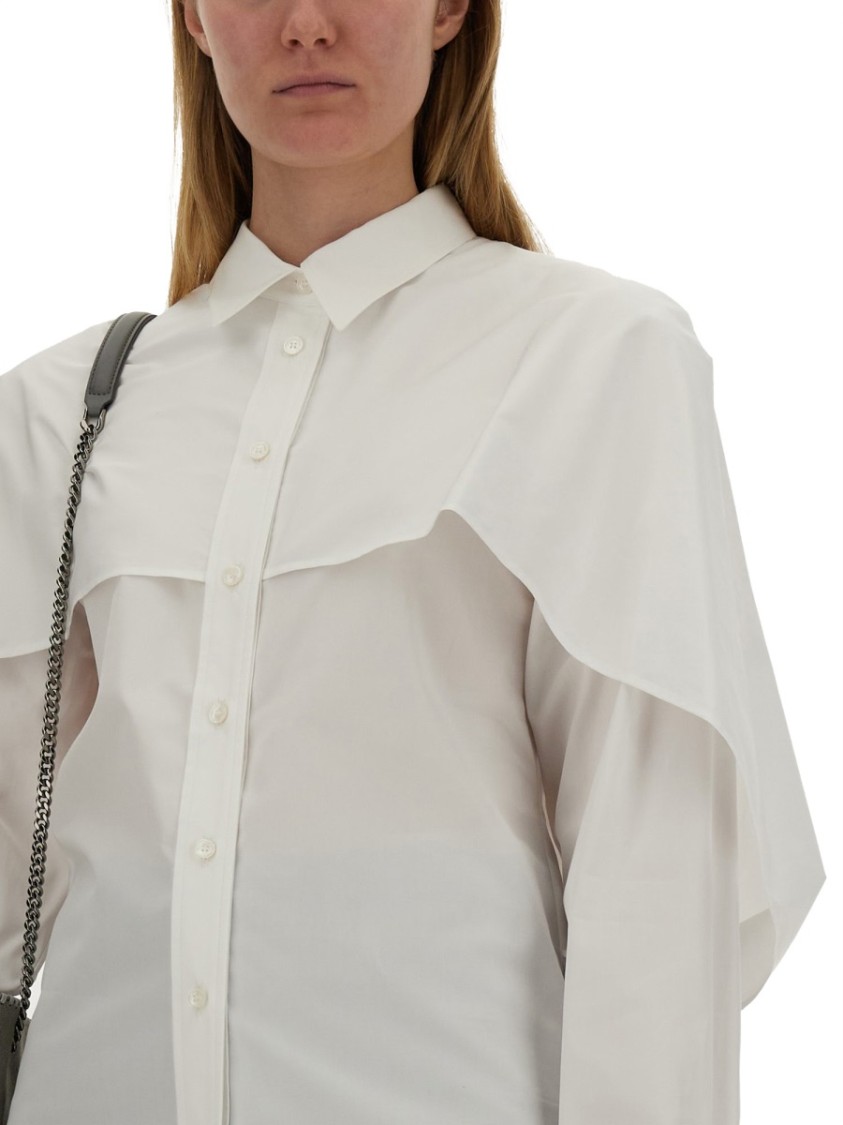 Stella Mccartney Stella Mc Cartney Shirt With Cape In White