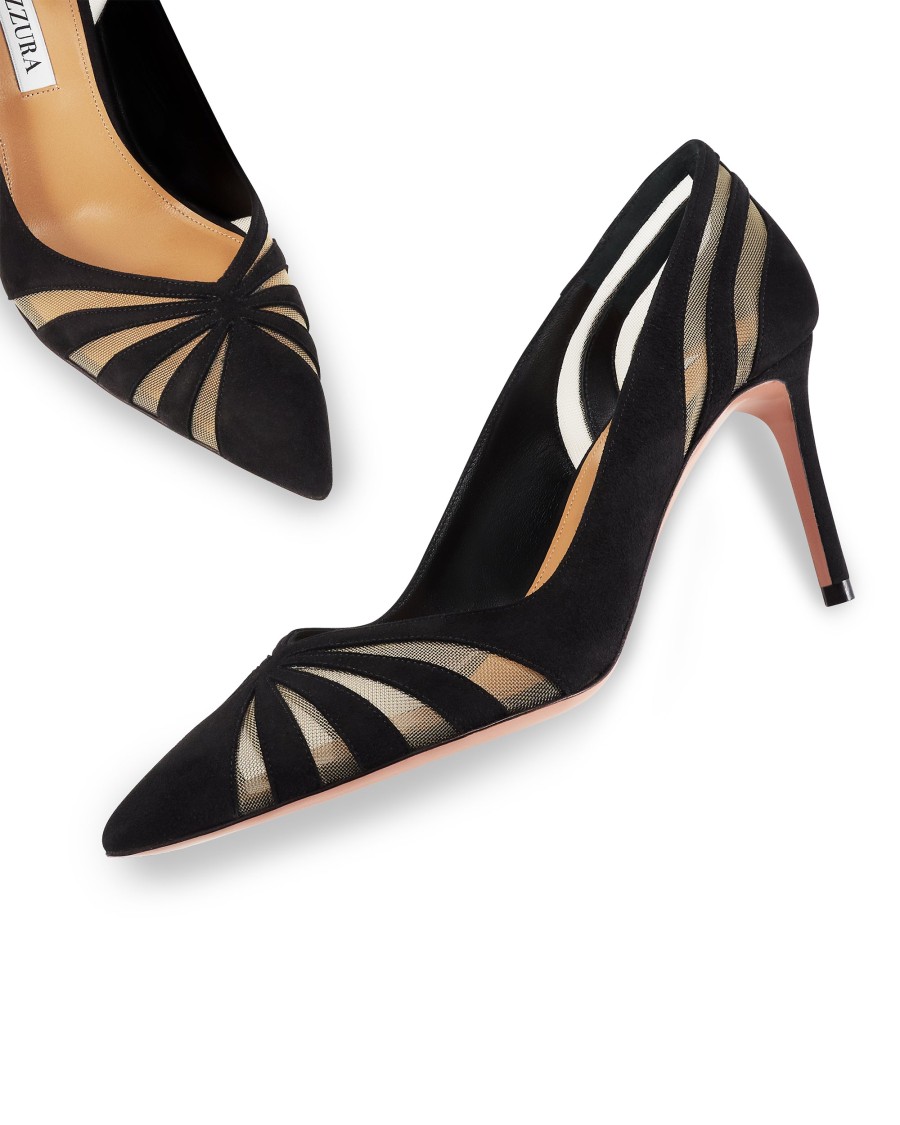 Shop Aquazzura The Spy Pump 75