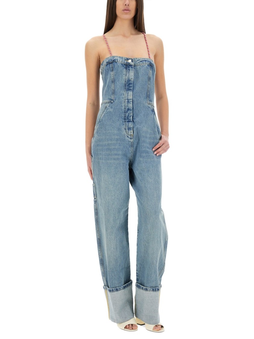 Moschino Relaxed Fit Denim Suit In Blue