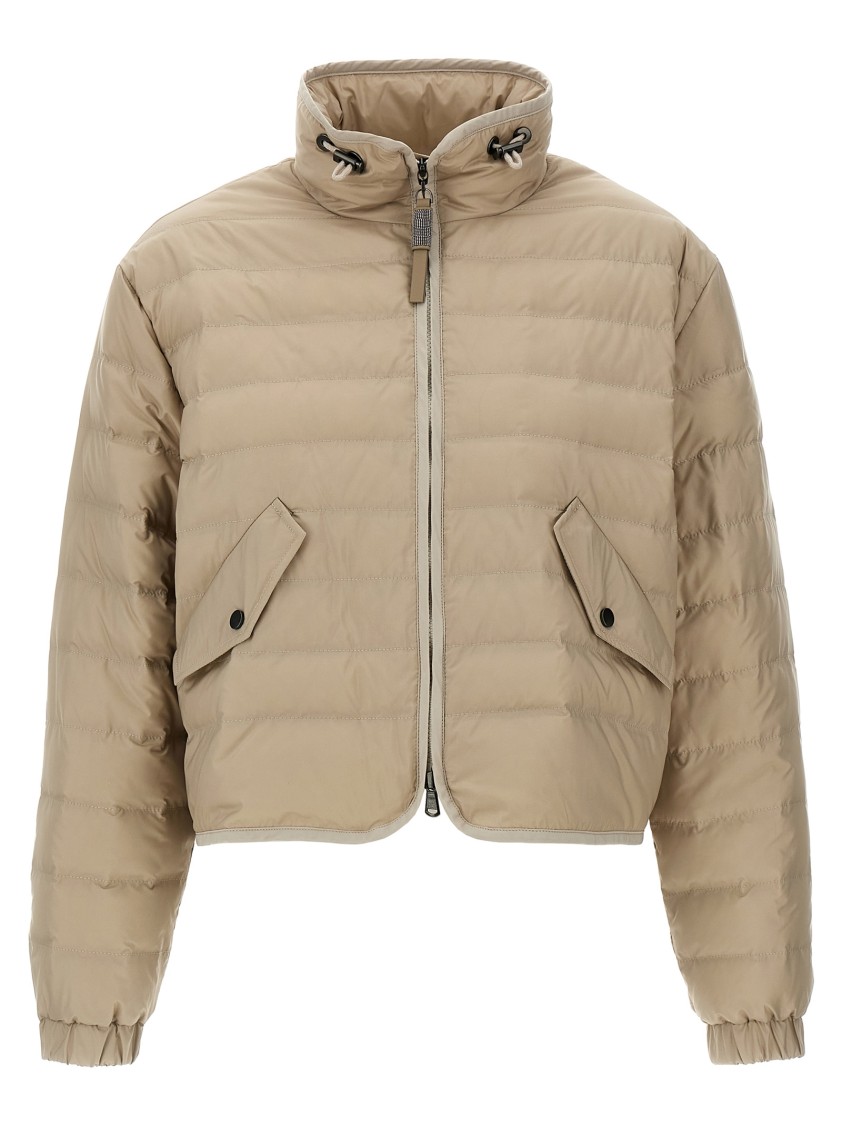 Brunello Cucinelli Monile Down Jacket With Technical Padding