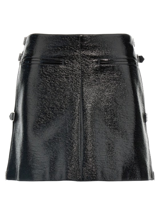スカート COURREGES 'Mini Multi Sangle Vinyl' skirt Black Courrèges Mini Multi Sangle Vinyl' Skirt in Black | THE LIST