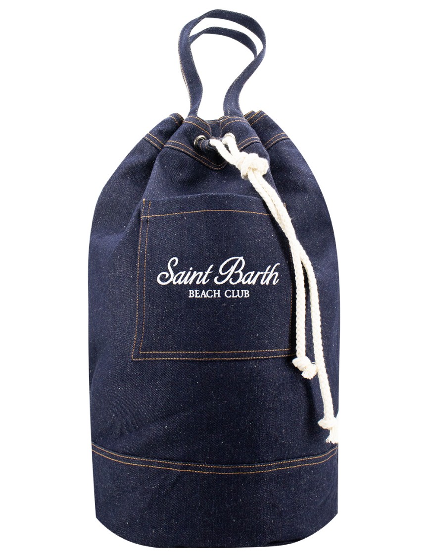 Mc2 Saint Barth Capacious Denim Backpack