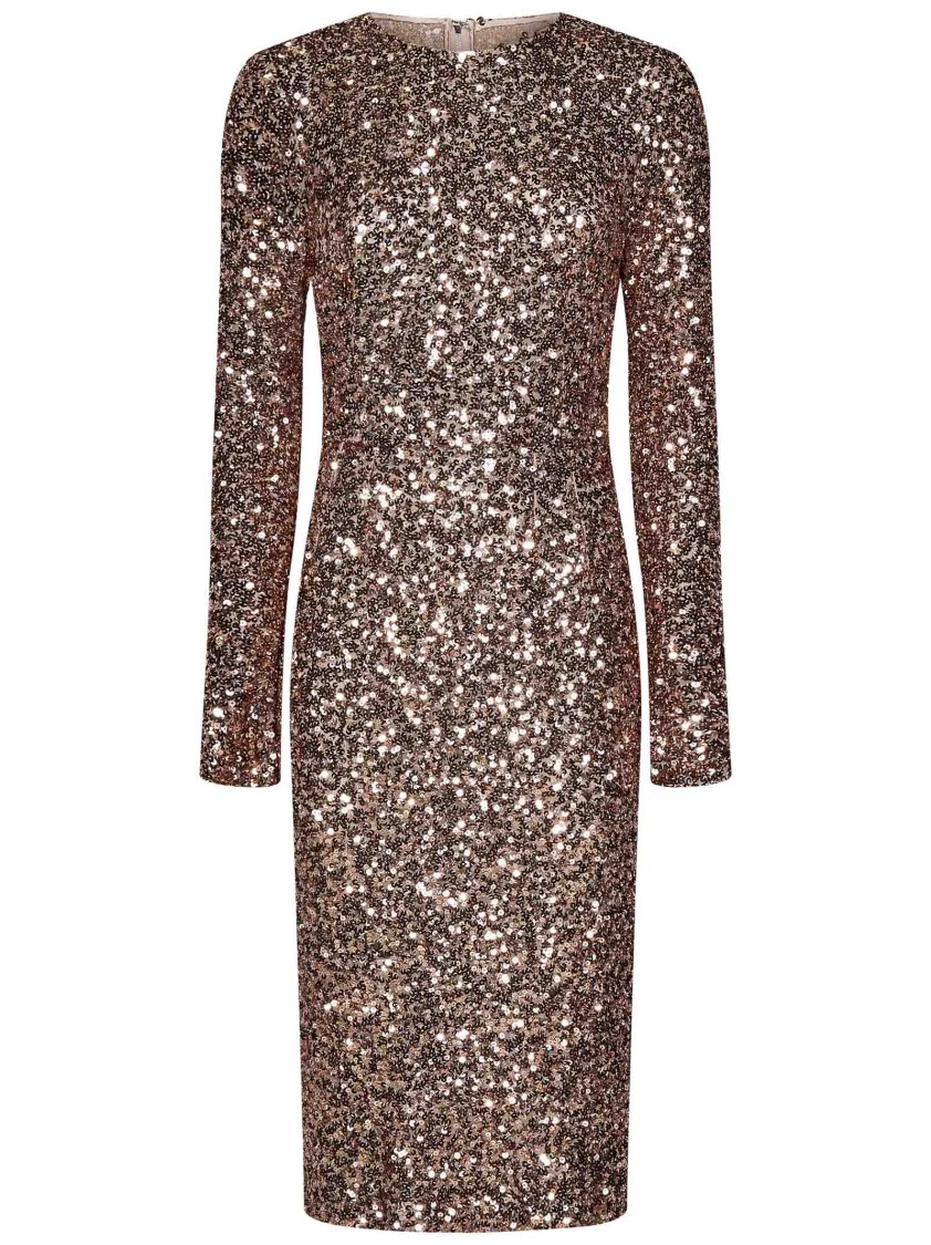Dolce & Gabbana Suéter Cuello Redondo - Púrpura In Metallic