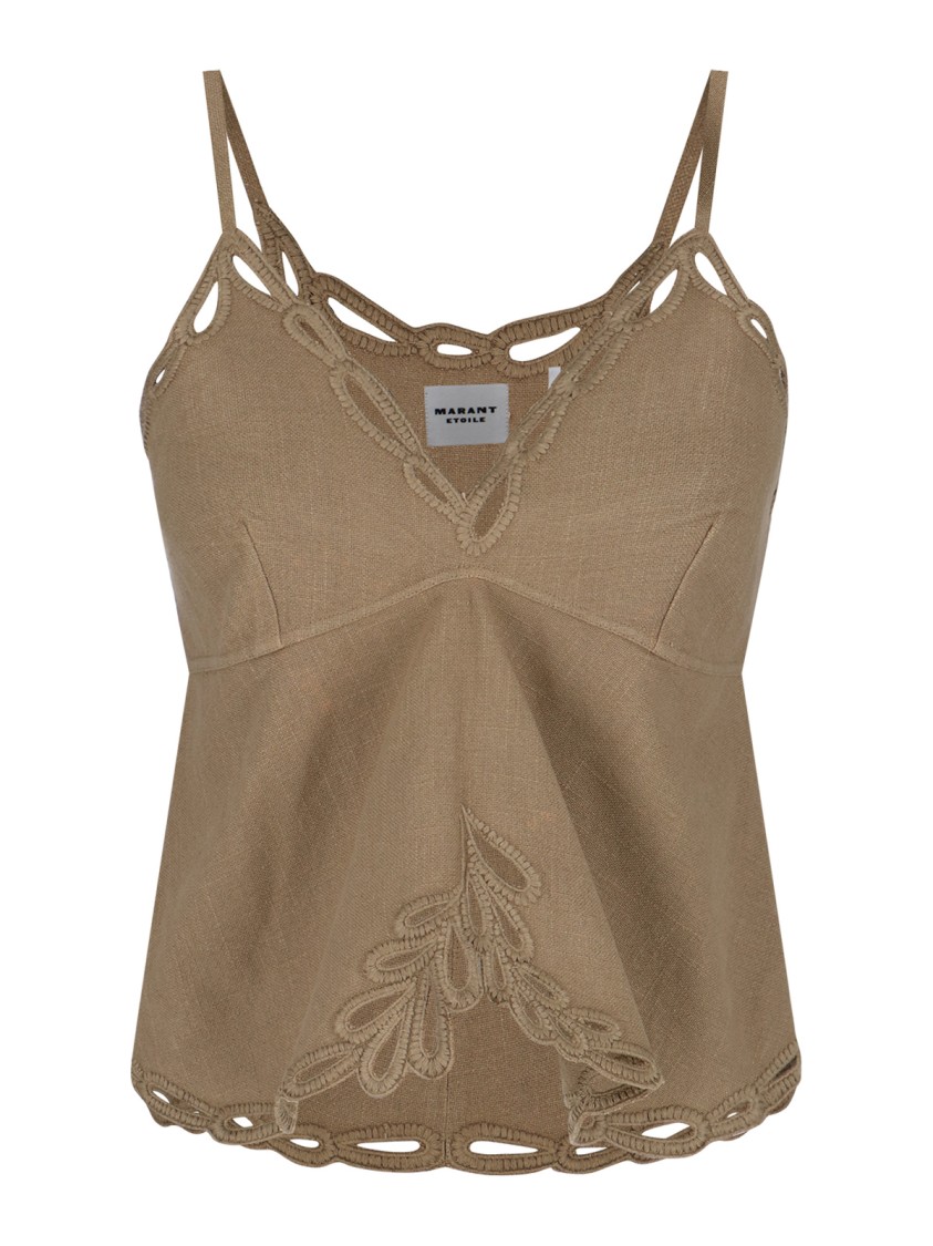 Isabel Marant Étoile Sleeveless V-neckline Crochet Detailing