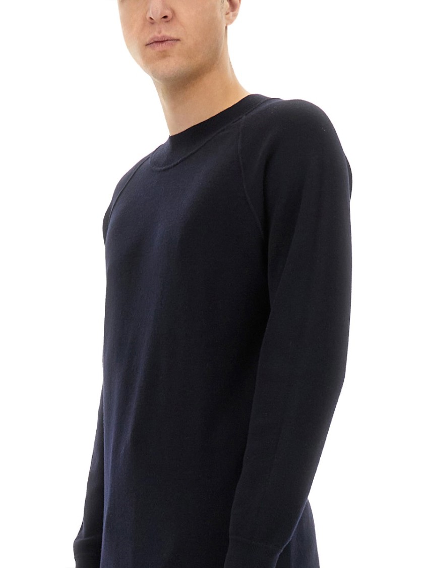 Shop Margaret Howell Black Merino Wool Sweater