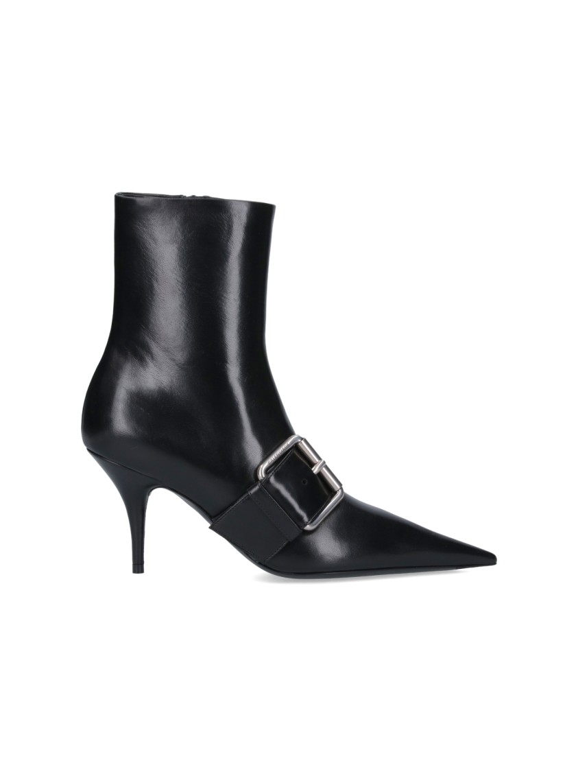 Balenciaga "bb" Ankle Boots – Black