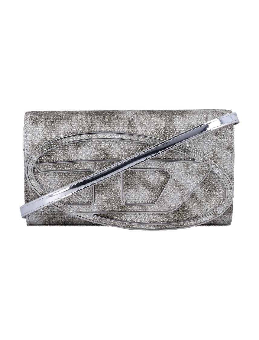Diesel 1dr Crossbody Wallet Bag In Neutrals