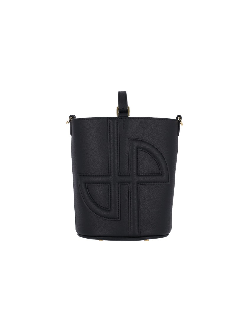 Patou "Jp" Small Bucket Bag  Black