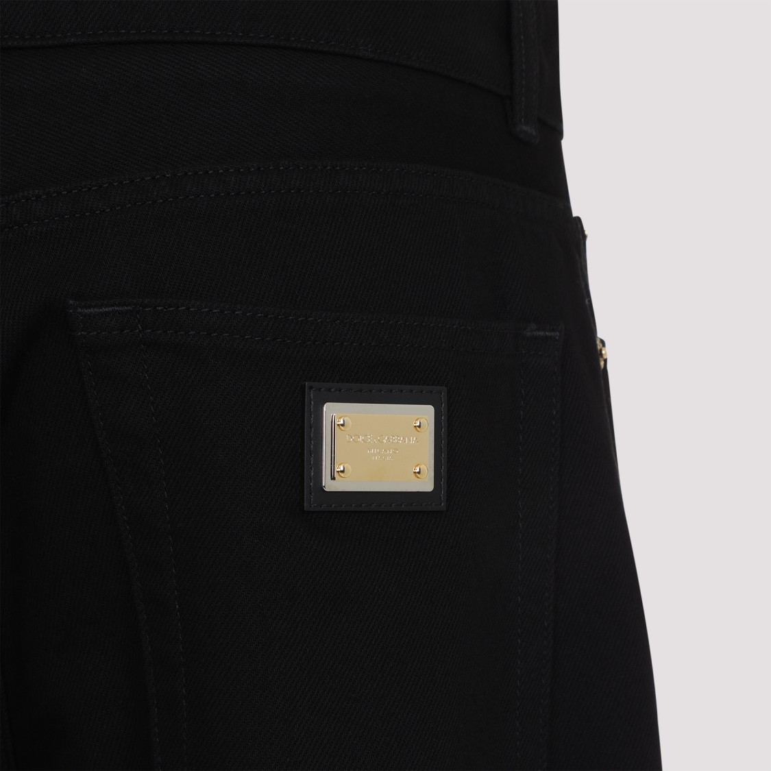 Dolce & Gabbana Dolce&gabbana Low Rise Boyfriend Jeans In Black