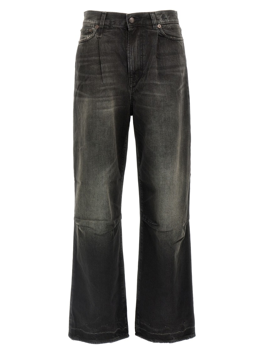 R13 Cuffed Courtney Jeans In Black