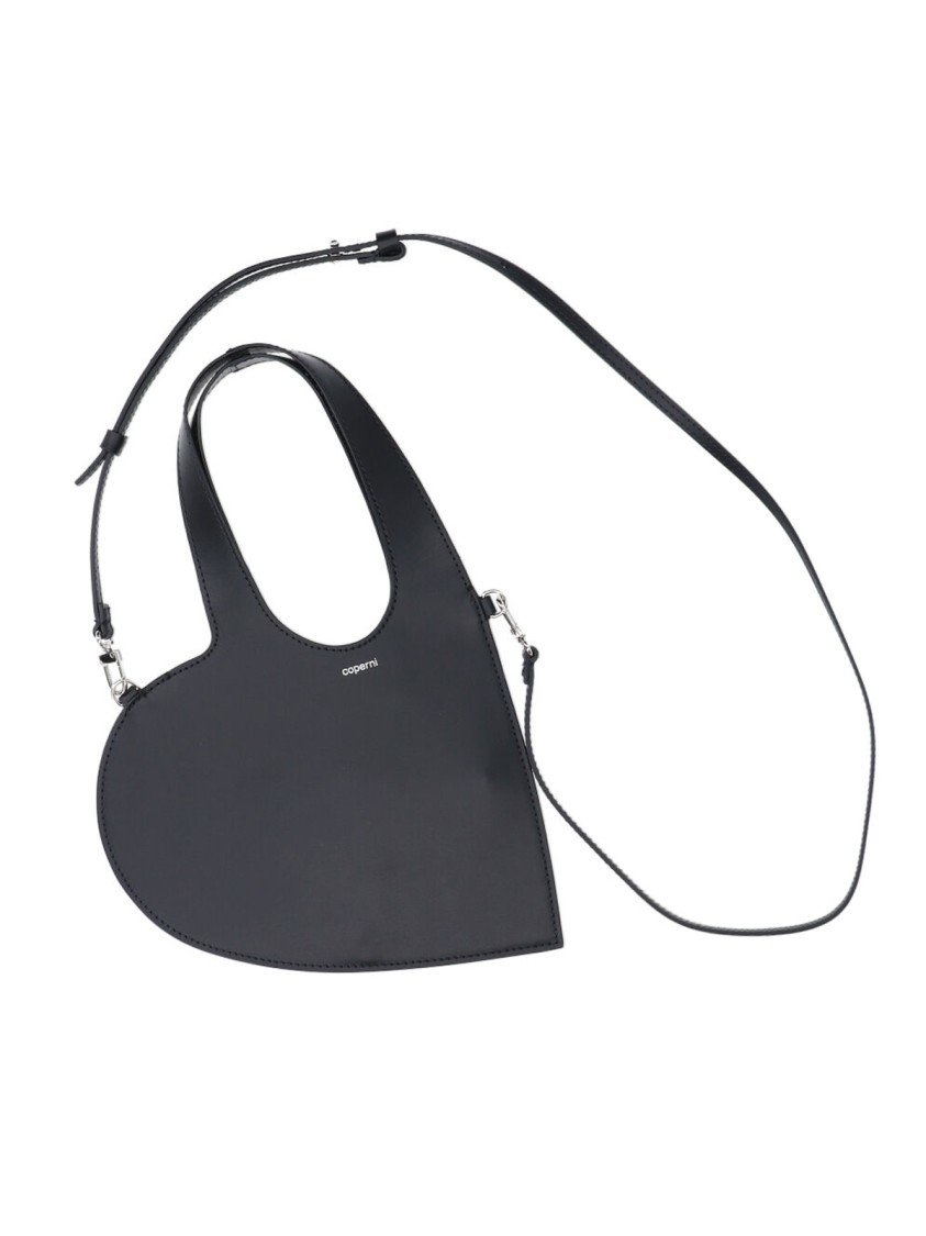 Coperni Heart Shape Top Handle Shoulder Bag In Blue