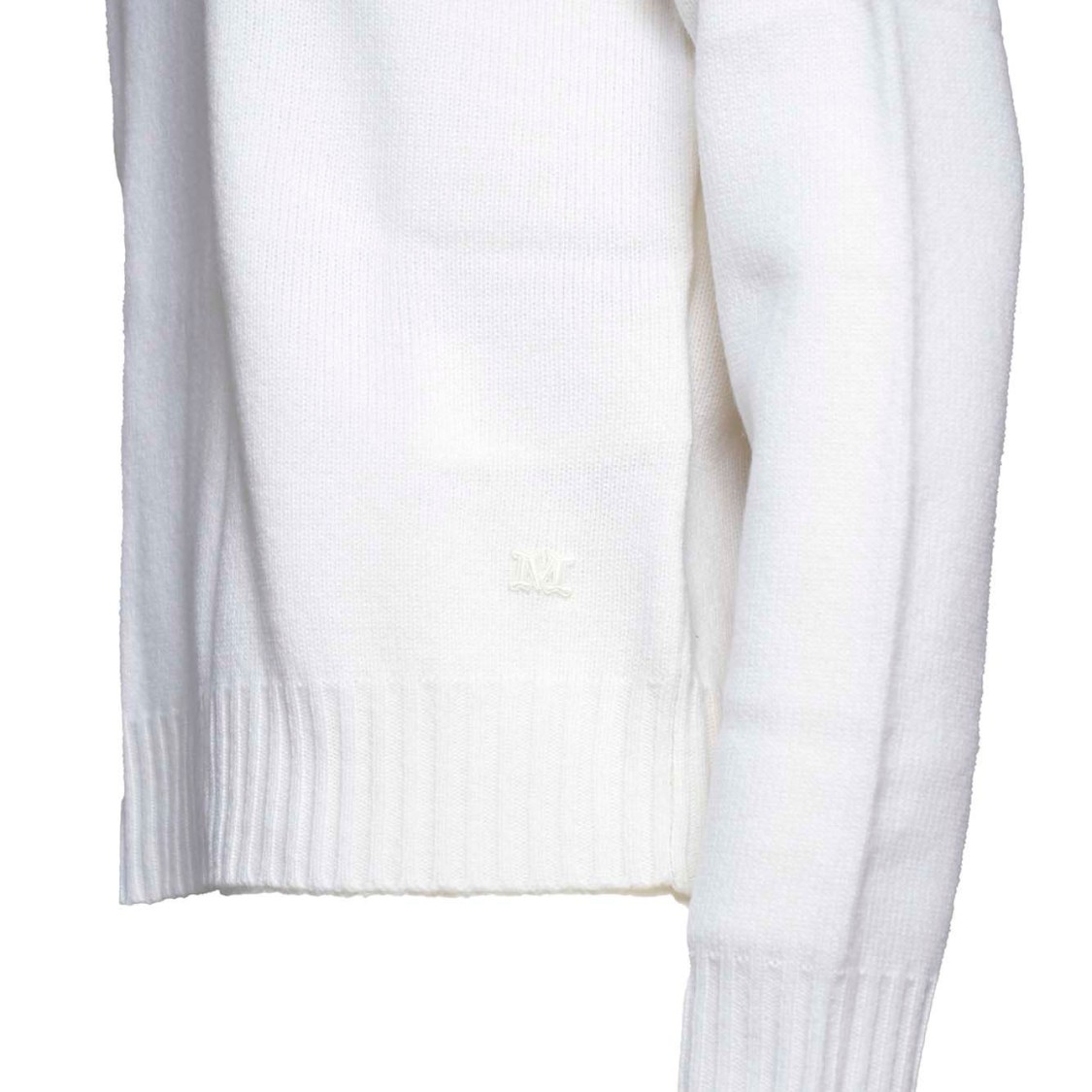 Max Mara Viglio Cashmere Sweater In Cream In White