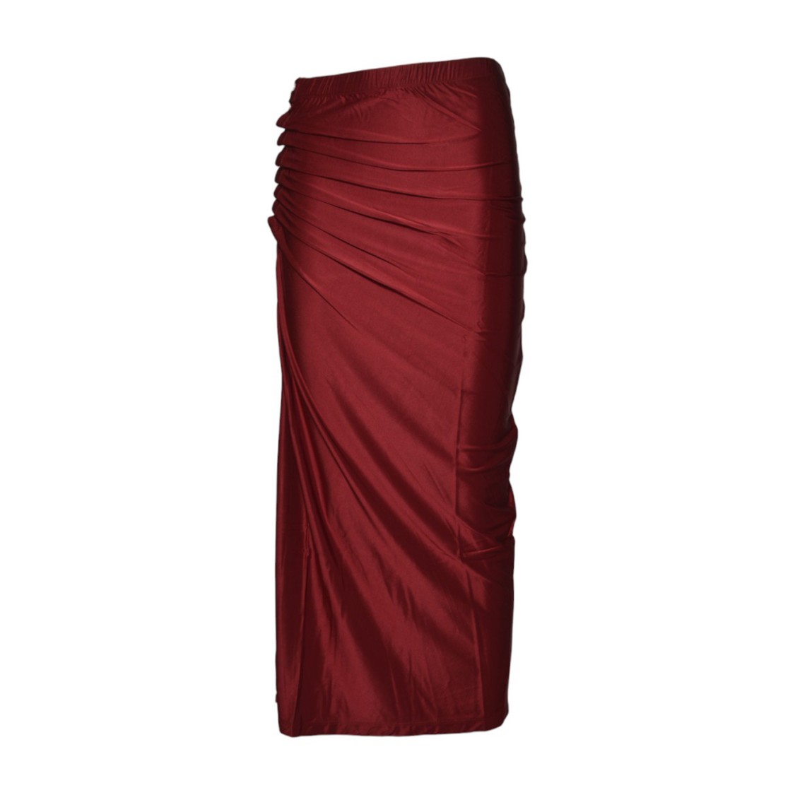 スカート Rabanne Rabanne Red Viscose Draped Maxi Skirt Rabanne Red Viscose Draped Maxi Skirt | ModeSens
