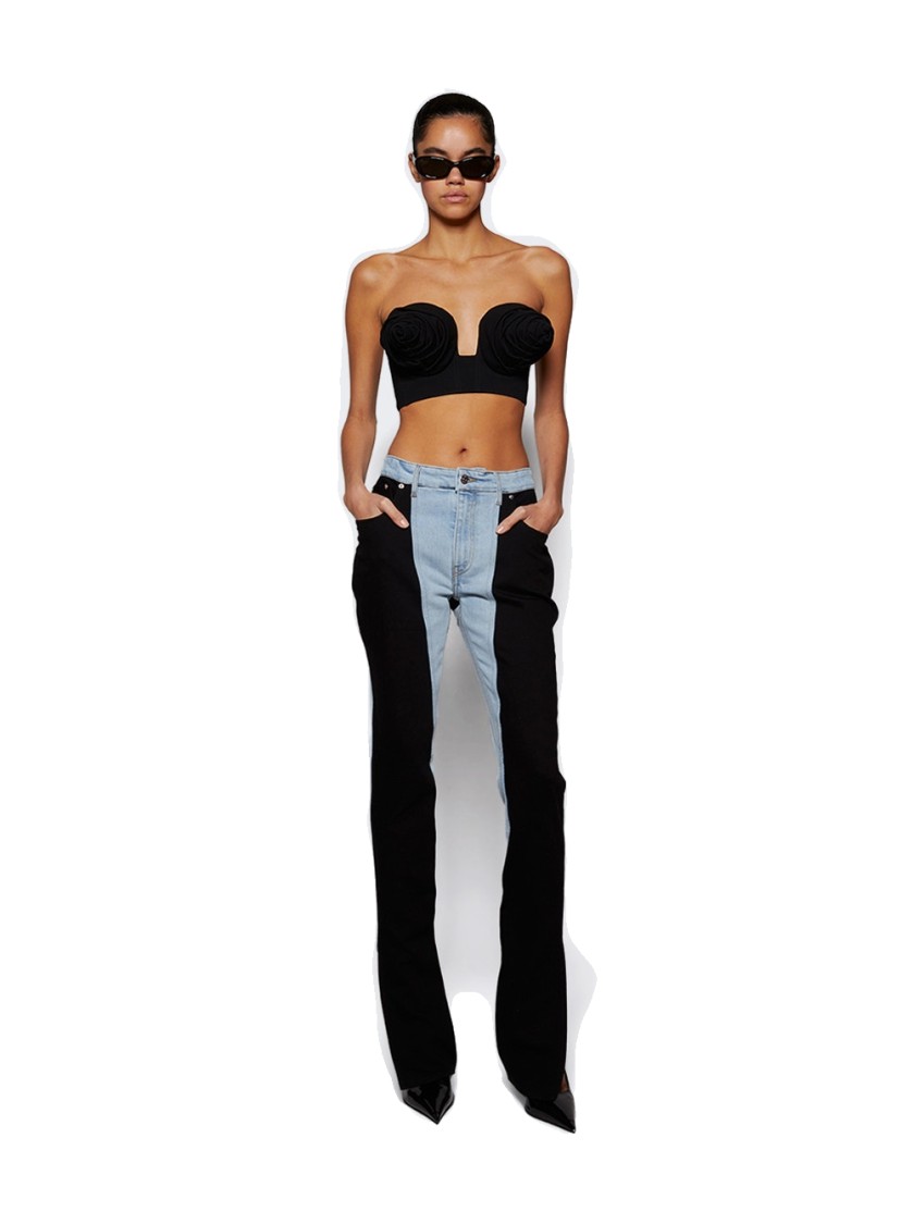JEAN PAUL GAULTIER JEAN PAUL GAULTIER CONICAL CUP BRA TOP BLACK 