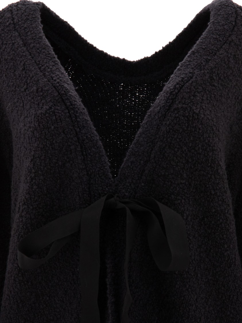 Cecilie Bahnsen Long-sleeved Sweater In Black