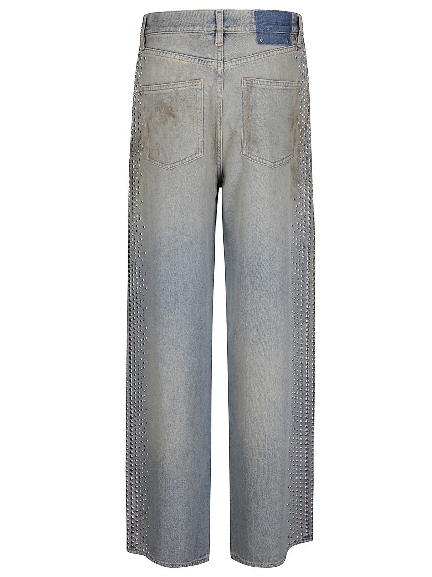Golden Goose Journey Ws Melody Boyfriend Pant Cotton Denim In Blue