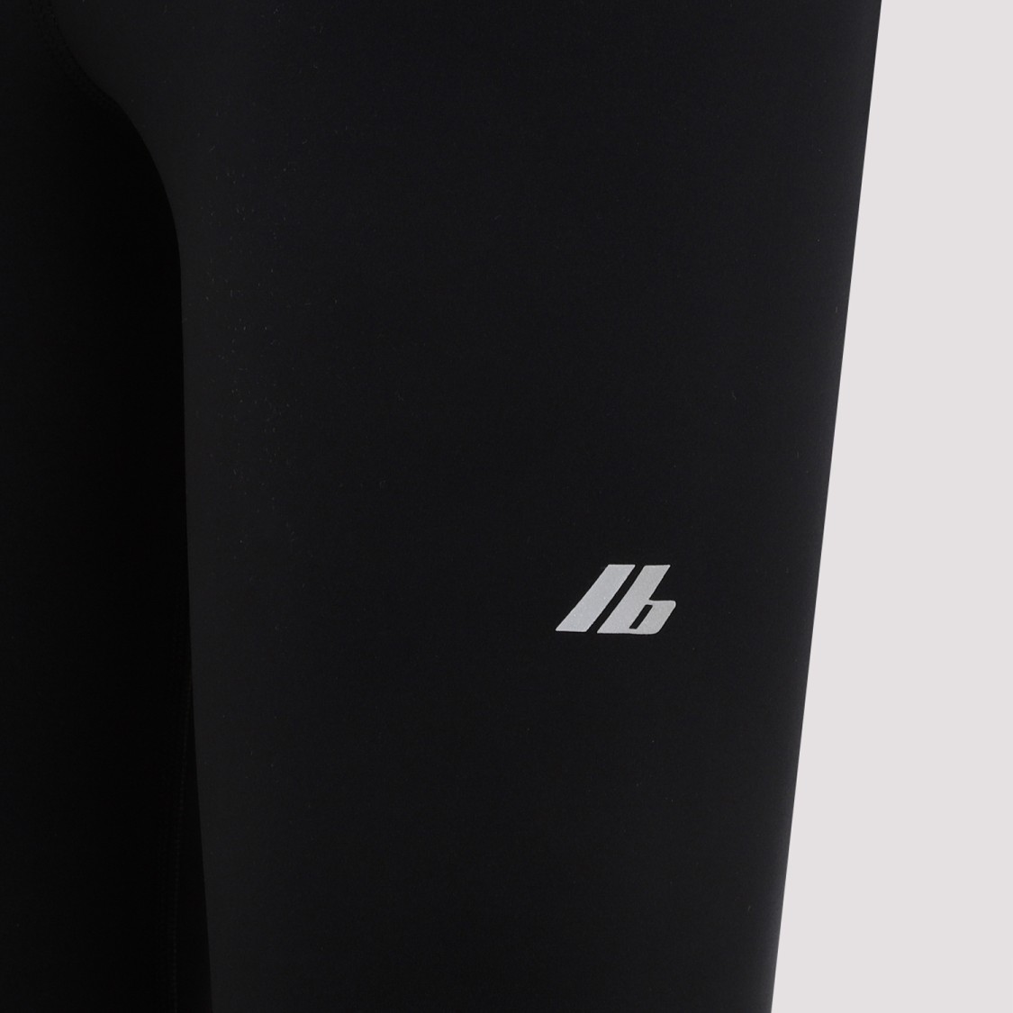 Balenciaga Black Reflective Leggings In Black