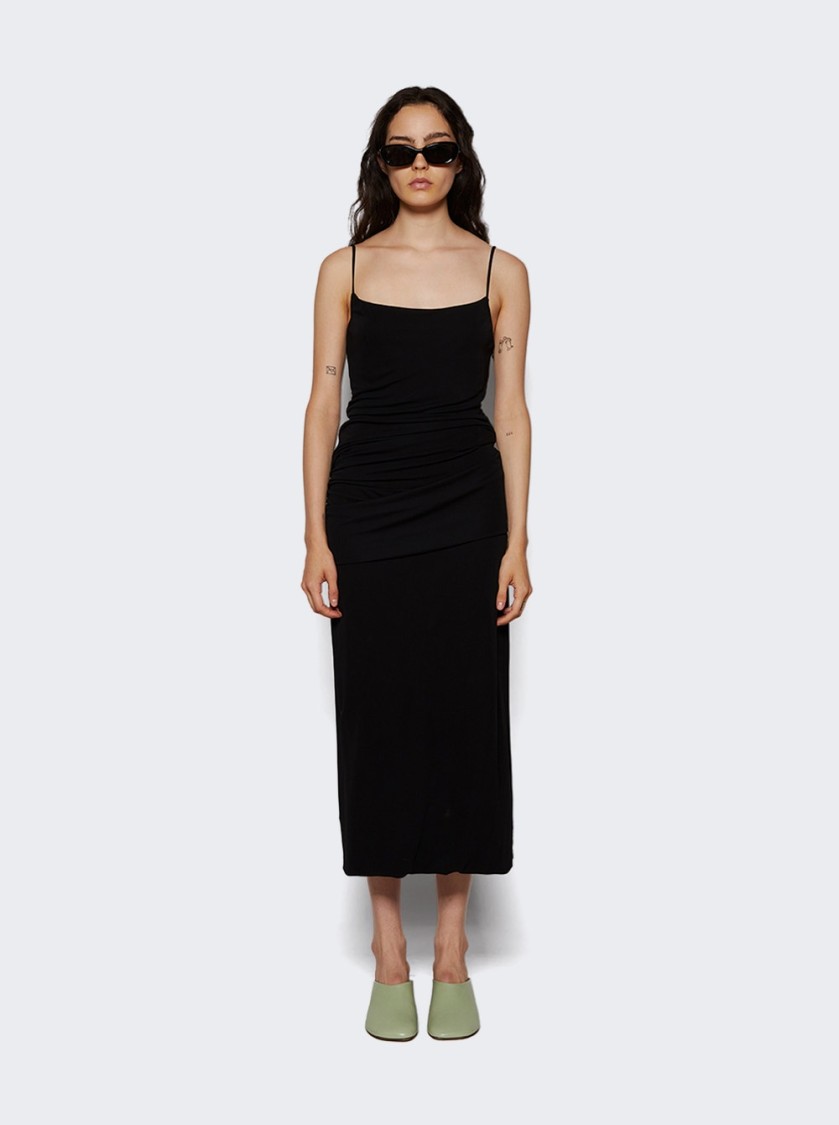 PROENZA SCHOULER PROENZA SCHOULER BLAIRE MIDI DRESS BLACK 