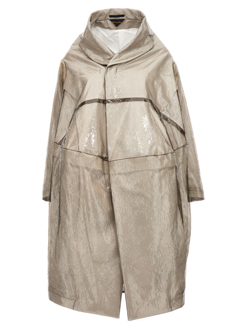 【関税込み】comme des garcons Oversize texture trench coat Comme Des Garçons Oversize Texture Trench Coat In Brown