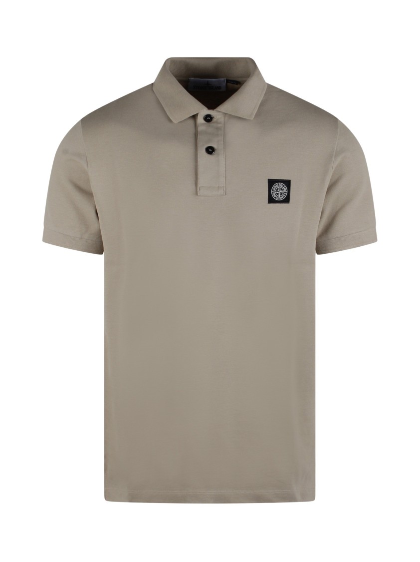 Stone Island Slim Fit Polo In Neutrals
