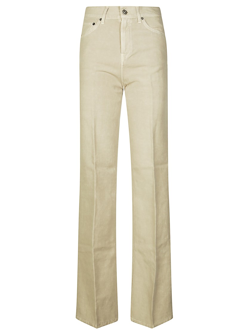 Dondup Amber Trousers With Pockets In Neutral