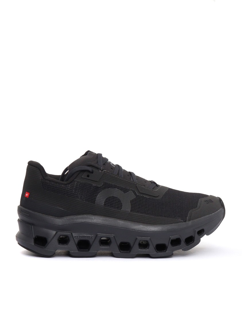 On Running Cloudmonster Void Sneakers In Black