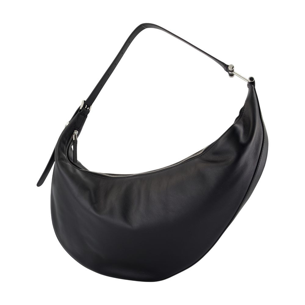 Marni Smooth Adjustable Strap Shoulder Bag In Black