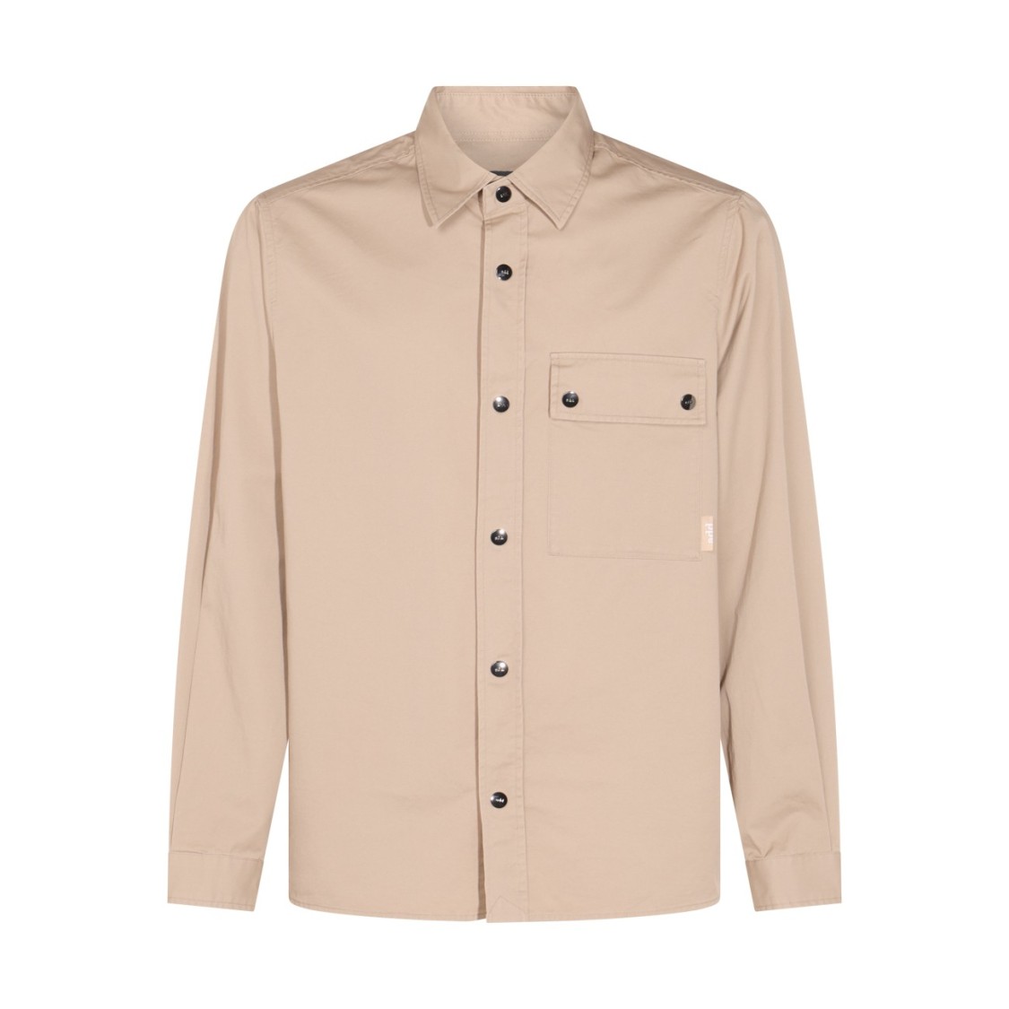Add Modern Cotton Shirt With Classic Collar In Pink