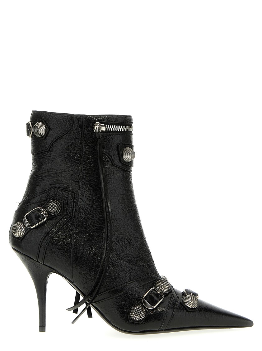 Balenciaga 'cagole' Ankle Boots In Black