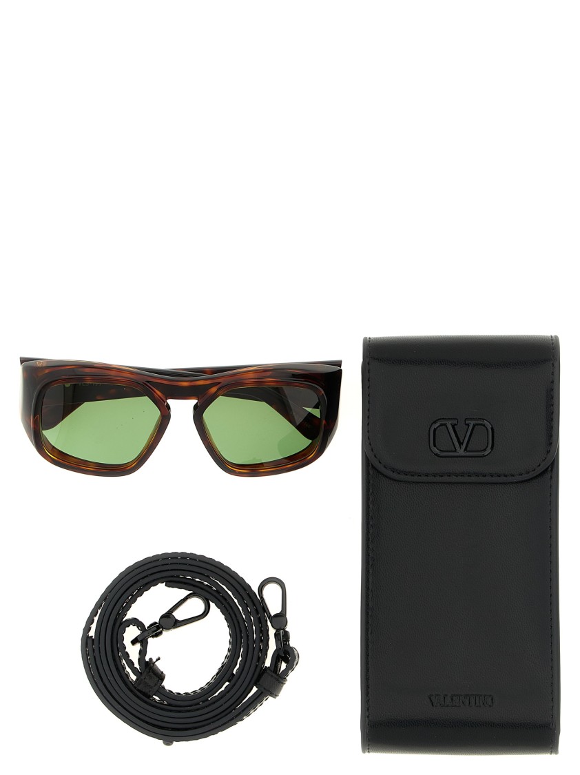 サングラス Valentino Garavani Square Thick Acetate Sunglasses Valentino Garavani Square Thick Acetate | THE LIST