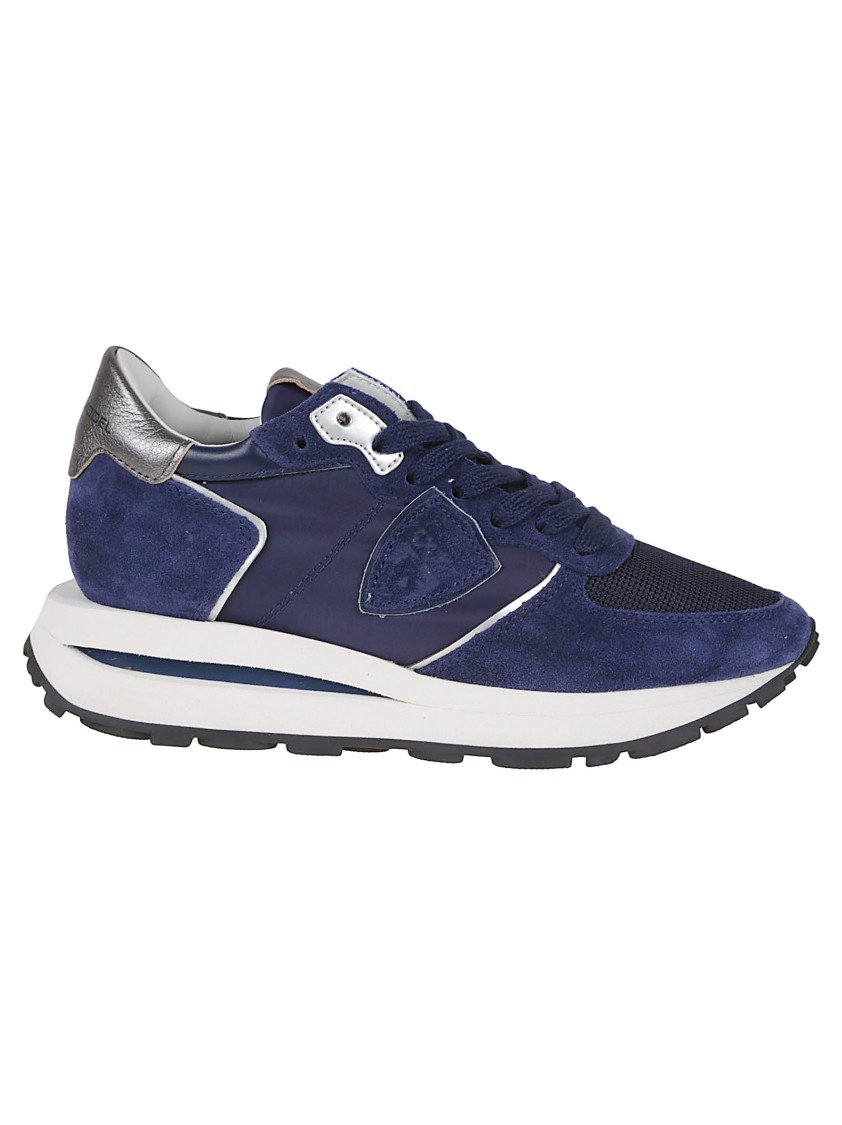 Philippe Model Calf Leather Sneakers With Textured Accents