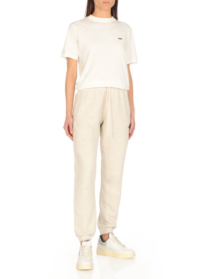 Shop Autry White Leather Clc Low Sneakers