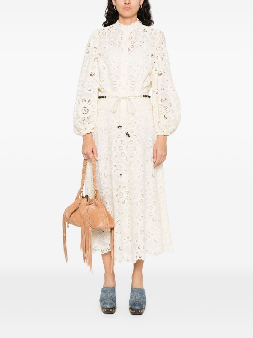 Zimmermann Rhiannon Embroidered Blouse In White