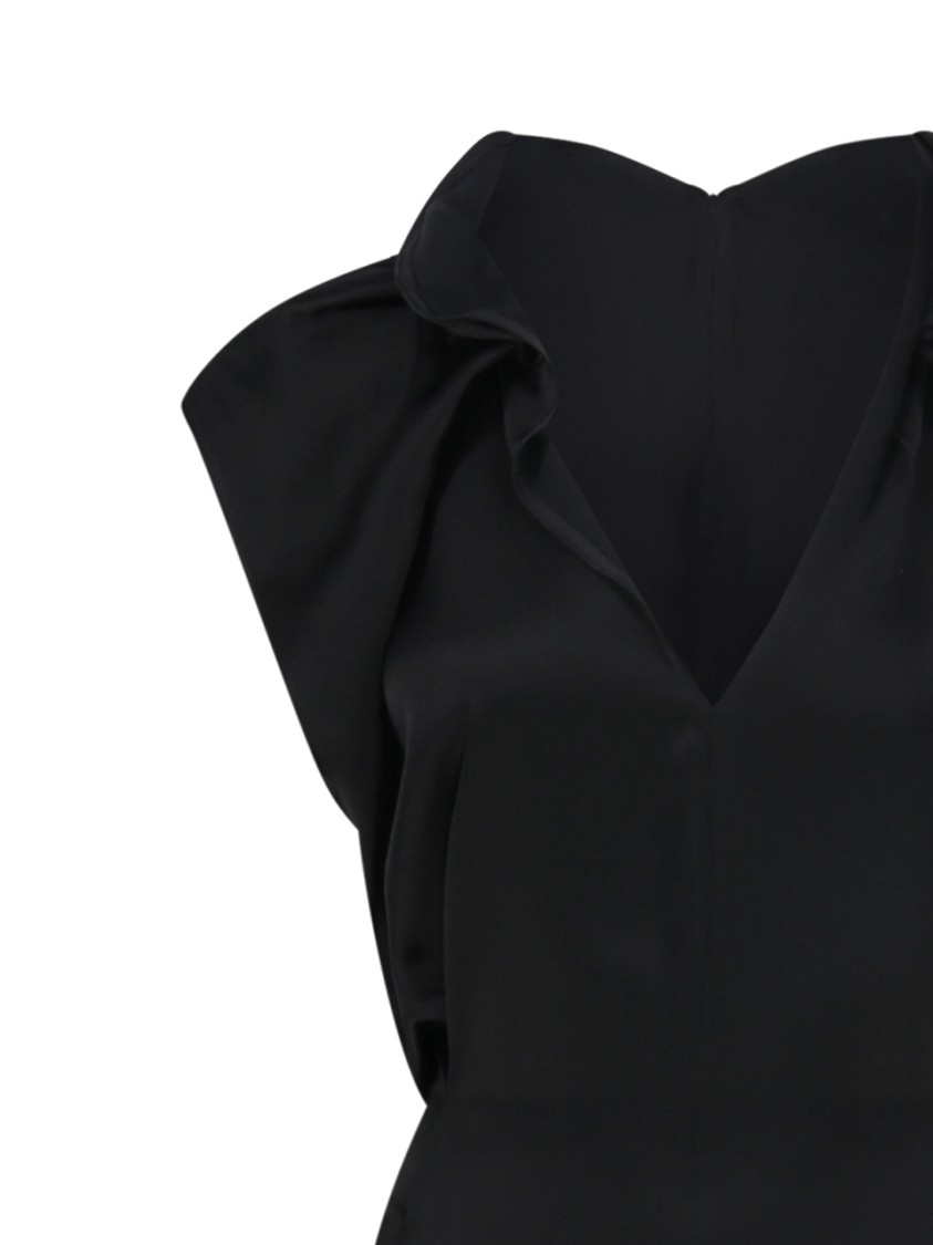 VICTORIA BECKHAM VICTORIA BECKHAM DRAPED PLEAT DETAIL JUMPSUIT