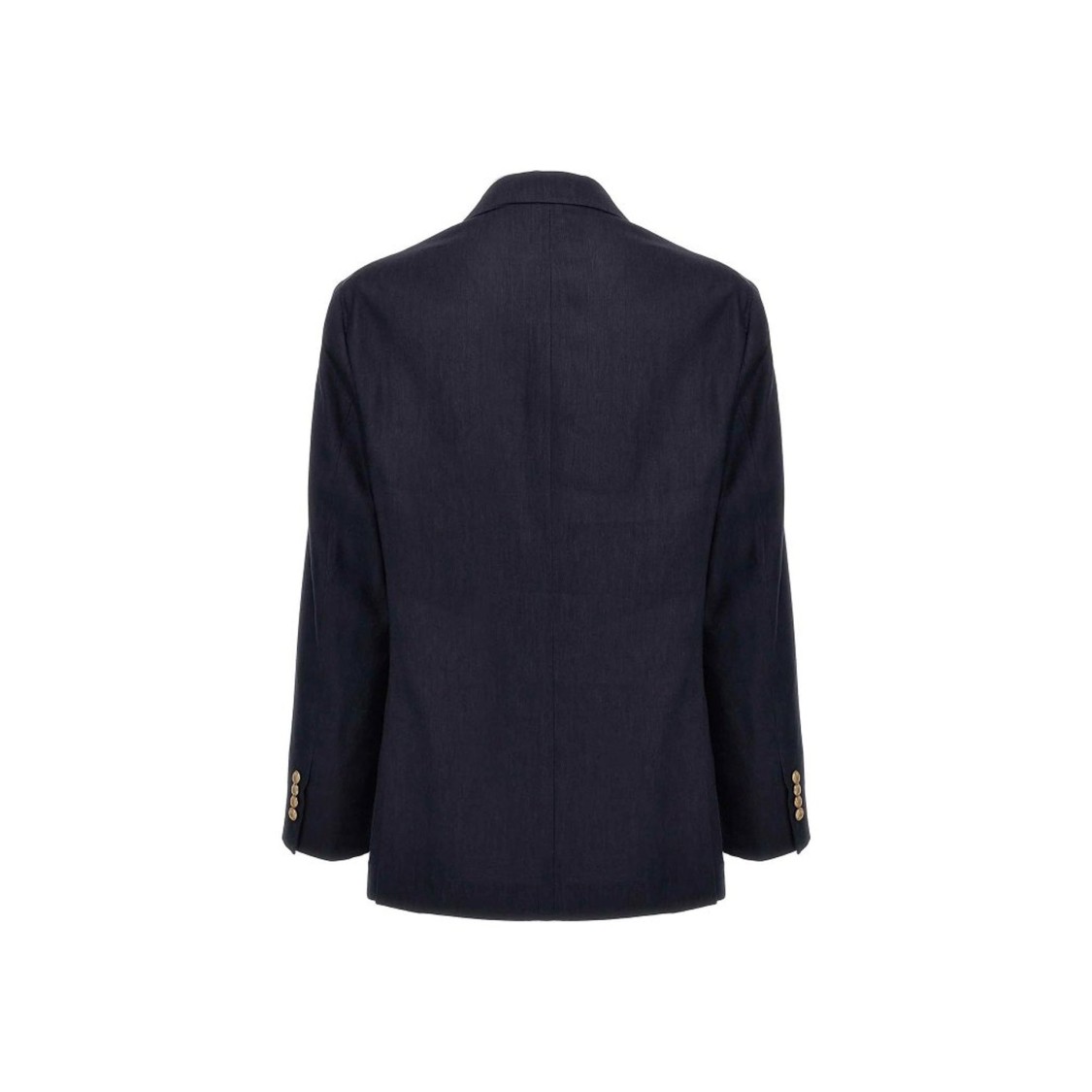 Brunello Cucinelli Linen And Wool Jacket Men In Blue