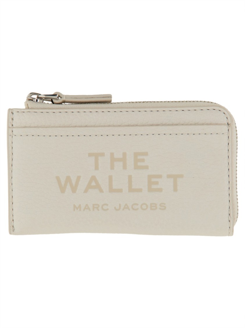 Marc Jacobs Compact Cow Leather Wallet With Multiple Card Slots