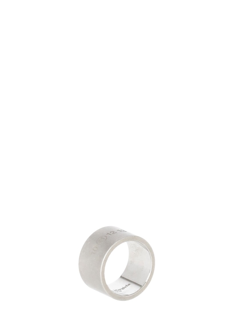 Maison Margiela Ring With Numeric Logo in Silver | THE LIST