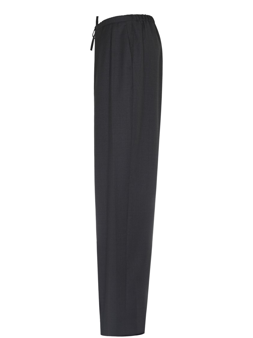 Loulou Studio Wide-leg Trousers With High Waist In Black