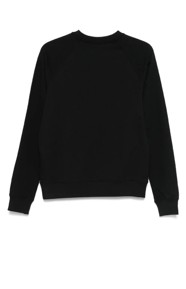 Msgm Relaxed-fit Sweatshirt With Raglan Sleeves In Black