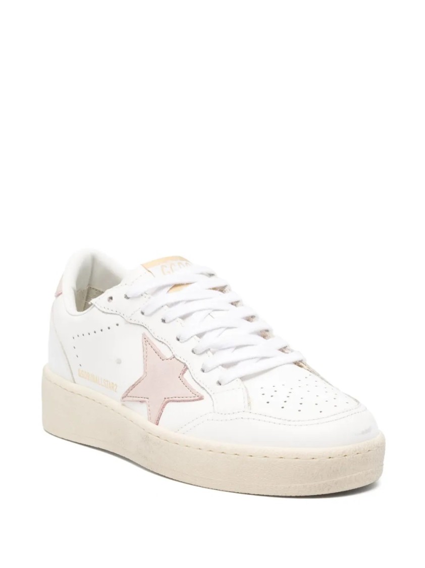 Golden Goose Low-top Sneakers With Perforated Upper In Pattern
