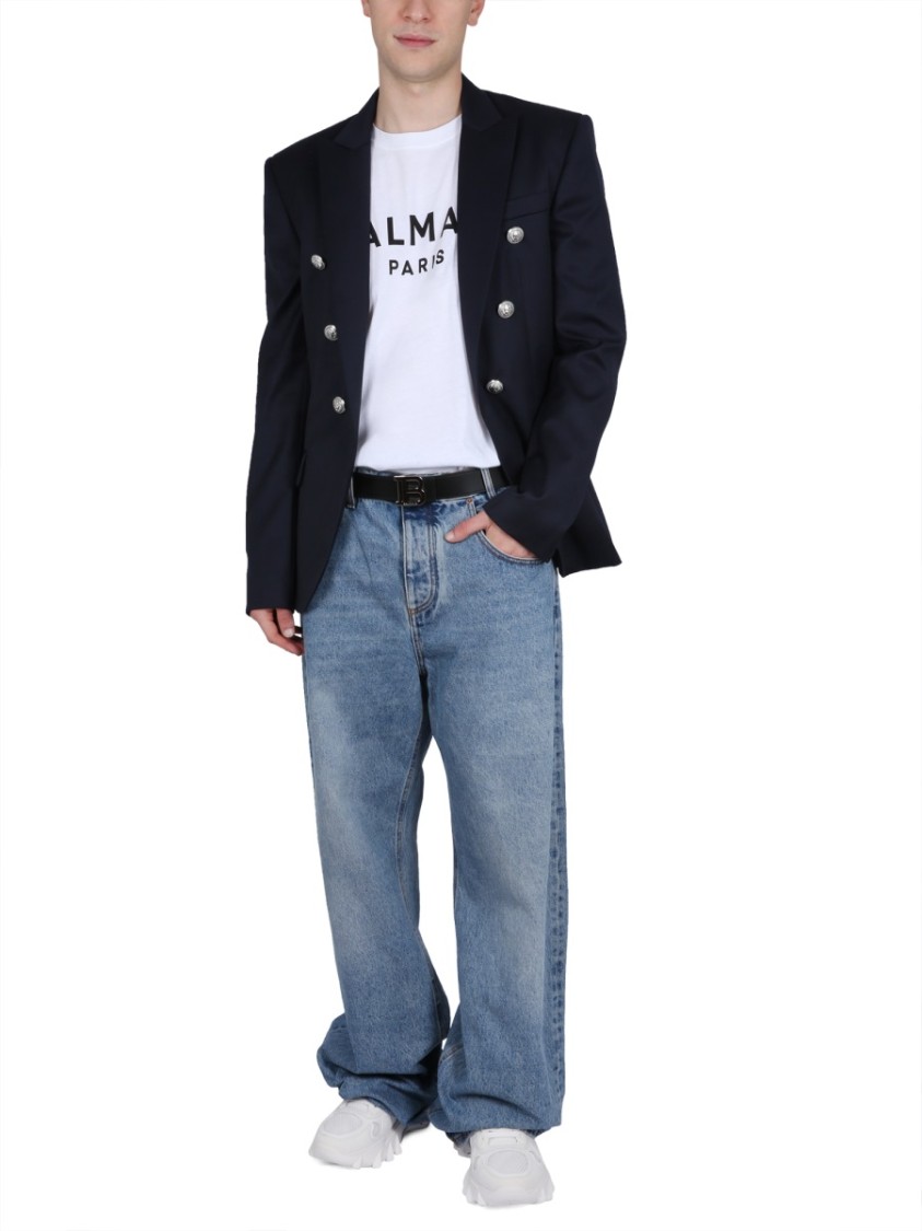 Balmain Men Loose Fit Jeans