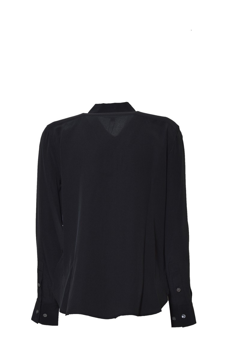 EQUIPMENT EQUIPMENT LEEMA SILK BLOUSE - BLACK